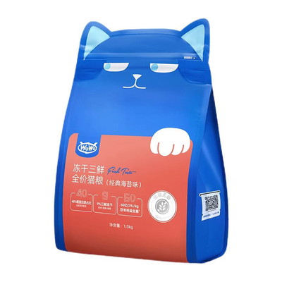 WoWo喔喔冻干猫粮大蓝包官方旗舰店正品无谷全价成幼猫粮十大品牌