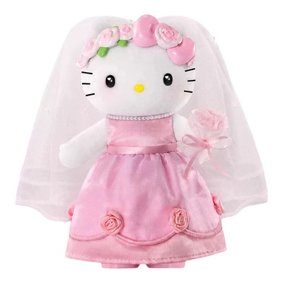 正版三丽鸥凯蒂猫婚礼盲盒手办