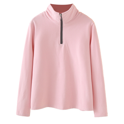 大码女装拉链高领打底衫秋冬内搭