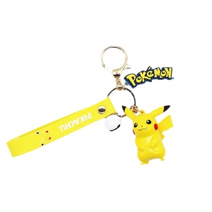 正版宠物小精灵宝可梦皮卡丘挂件饰神奇宝贝公仔玩偶钥匙扣可达鸭