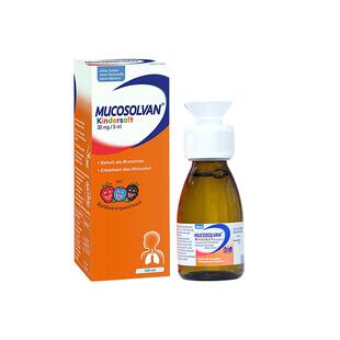 欧洲直邮沐舒坦儿童止咳化痰糖浆盐酸氨溴索口服溶液效期27年2月