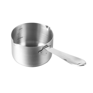 不锈钢量勺小锅量匙咖啡勺子烘焙工具带刻度计量杯可加热融化黄油