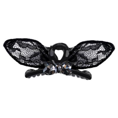 AB面水钻蝴蝶结抓夹女公主头发夹