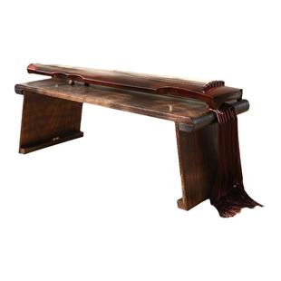 可折叠桐木古琴桌凳禅意共鸣矮琴桌便携式古筝桌中式国学桌膝琴桌