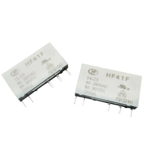 原装宏发继电器HF41F-24-ZS DC24V 60 5 12V 底座插座41F-1Z-C2-1