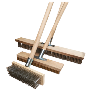 长柄不锈钢丝地板刷子道路去青苔工厂除污清洁工具硬毛洗地刷神器