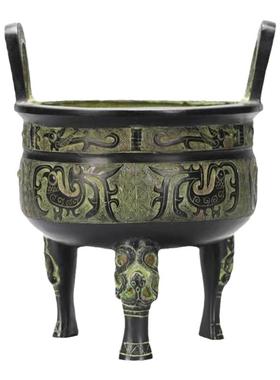 仿古青铜器原鼎摆件收藏工艺