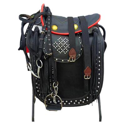 马鞍子白钢骨架民族风情鞍