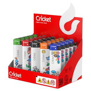 进口草蜢cricket正品新款创意一次性滑砂轮打火机广告定制做印字