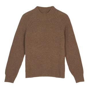 鹿王100%纯山羊绒衫女士半高领变化组织保暖针织毛衣套衫秋冬新款