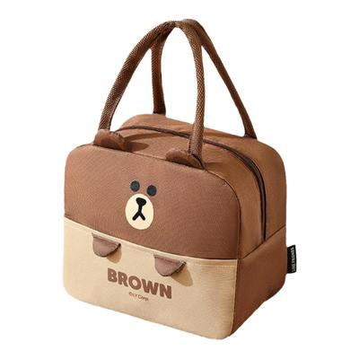 LINE联名饭盒手提袋子大容量饭包