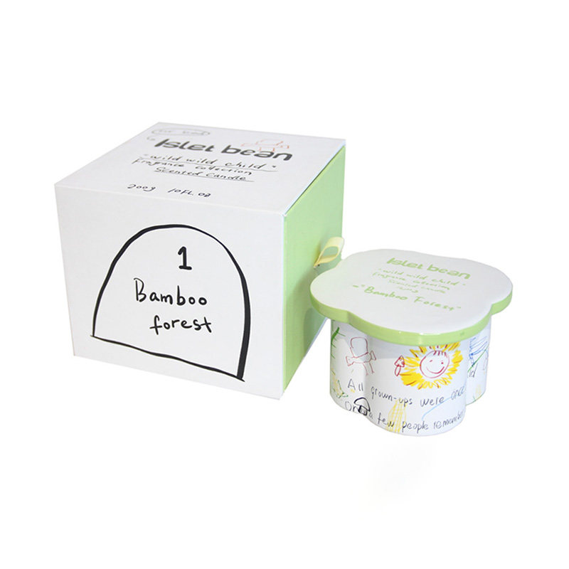 isletbean豆岛 童趣涂鸦香薰蜡烛香薰礼盒香氛节日礼物生日礼物