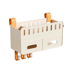 床边挂篮收纳架寝室学生宿舍床头上铺置物架床上用品多功能整理架