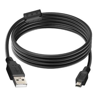 mini+usb数据线t型口充电线行车记录仪老年机老式手机mp34梯形接口电源旧款适用佳能CCD相机移动硬盘收音机