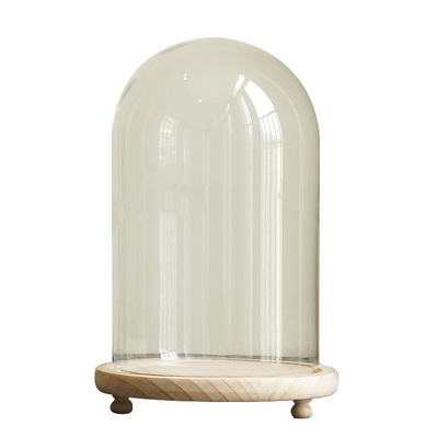 透明玻璃罩防尘罩简约客厅永生花