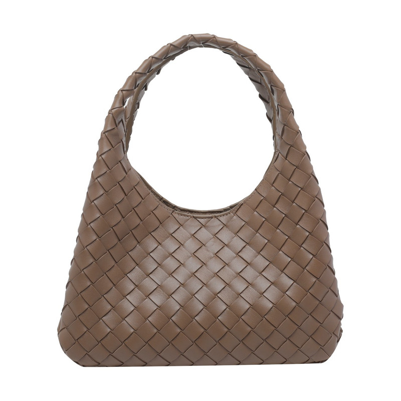 BOTTEGA VENETA 女士 BV小号棕色campana单肩包 26早春意大利代购