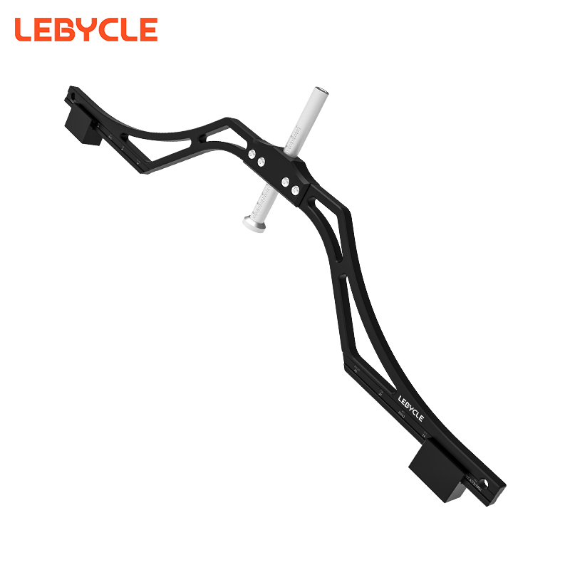 乐百客 轮组正心弓自行车花鼓轮圈中心定位校准量规调圈编圈工具