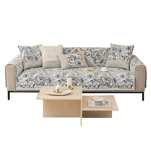 雪尼尔沙发垫新款2026四季通用防滑坐垫子简约现代沙发套罩盖布巾