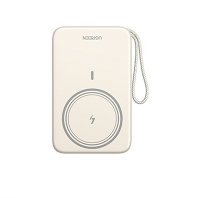 UGREEN Power Bank 20000mah Portable Battery磁吸自带线充电宝