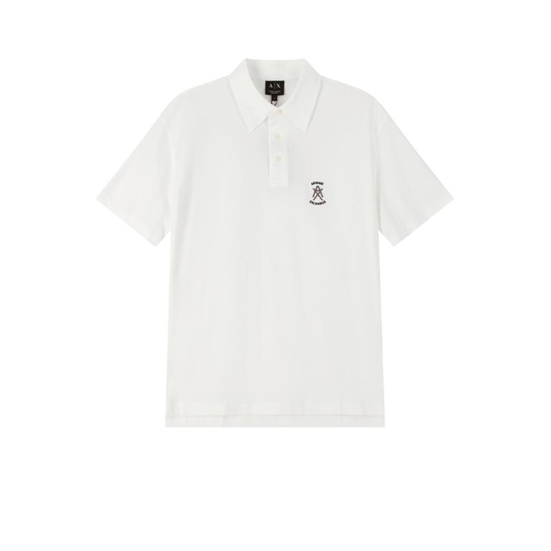 【自营】AX阿玛尼新品男士棉质商务短袖POLO衫 XM002209 AF10364