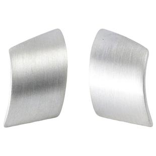 原创设计99足银耳钉女手工简约大气个性气质百搭冷淡风防过敏耳饰