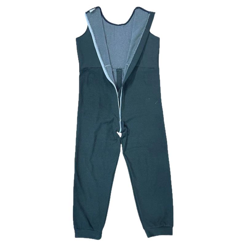 春秋冬老人病人护理裤海默症患者痴呆防抓约束连体衣拉链一体服