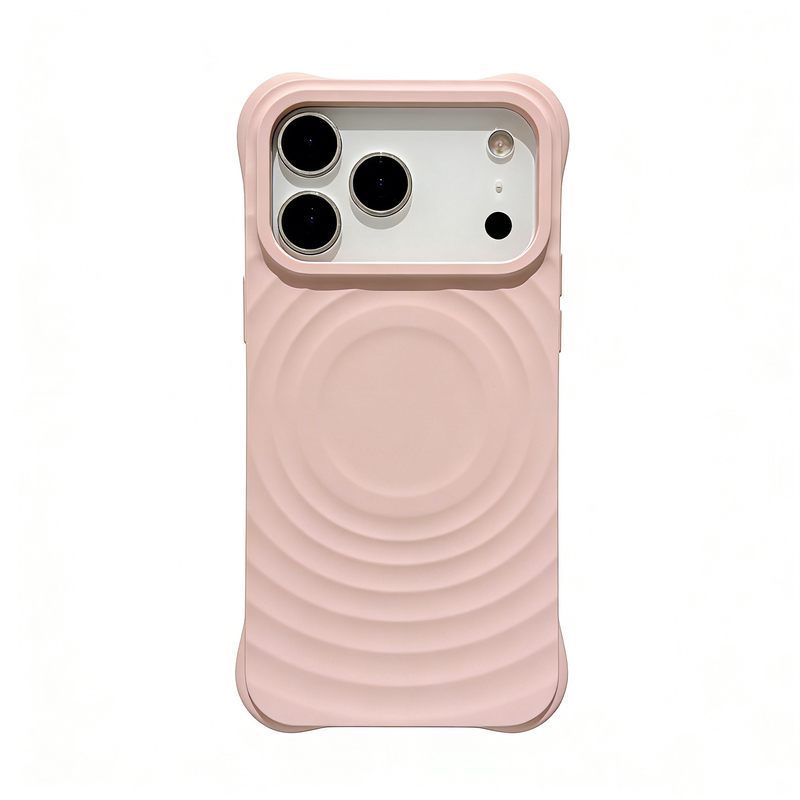 Magsafe磁吸波漾纹适用苹果17Promax手机壳iPhone16Promax液态硅胶15Pro马卡龙纯色高级14P