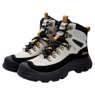 JEEP女鞋冬季马丁靴女款2025新款高帮运动鞋女徒步登山鞋户外鞋子