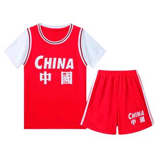 儿童篮球服套装男女孩定制幼儿园小学生科比24号短袖表演比赛球衣