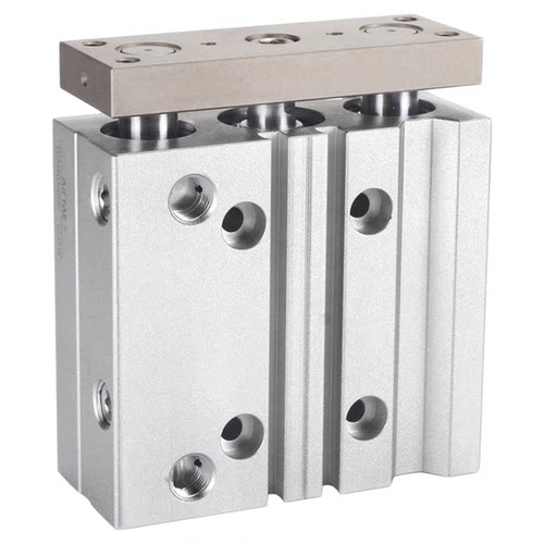 亚德客三轴三杆带导杆气缸TCM20X25X32/40X10X20X25X30X40X50X75S