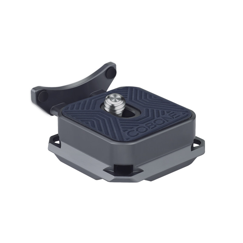 喜乐途金属防偏转快装板微单单反相机阿卡云台通用底座滑轨摄影三脚架背带手腕绳手持拍摄防脱快拆板固定配件