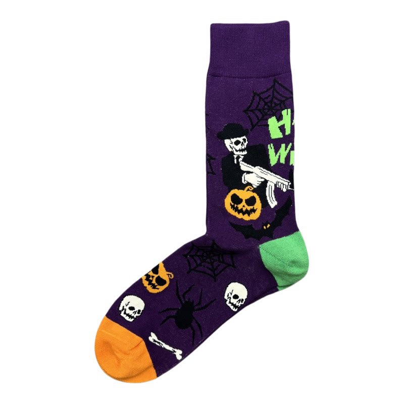 happysocks圣诞袜子男士万圣节袜
