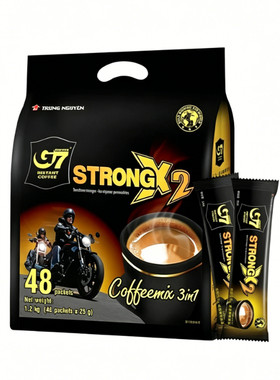 G7越南原装进口咖啡双倍浓醇1200g三合一速溶咖啡特浓咖啡粉正品