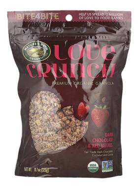 香港直发Nature's Path自然之路Love Crunch优质有机黑巧克力麦片
