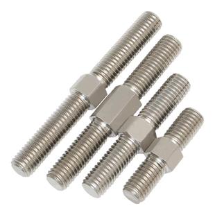 304不锈钢外六角正反牙双头螺丝螺栓丝杆左旋右旋双向牙螺杆螺柱