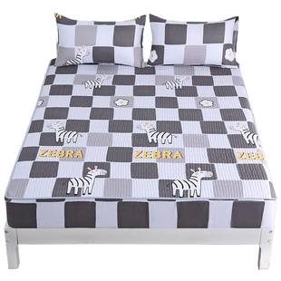 夹棉床笠保护套加厚防滑席梦思床垫套防尘罩单件宿舍全包床罩抑菌