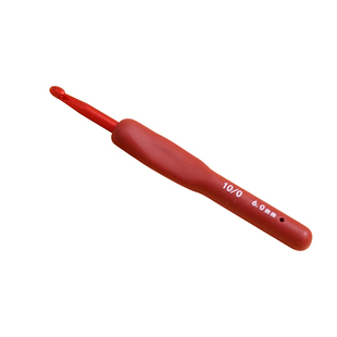 红色软柄蕾丝钩针粗毛线diy勾针编织材料包初学者工具套装毛线团