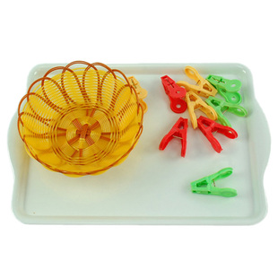 蒙氏生活区教具幼儿园前置预备早教打开与关上拧螺丝夹夹子折纸