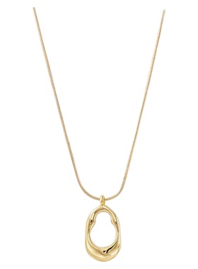 秋冬金色项链高级感轻奢小众女款2026新款毛衣配饰锁骨链毛衣链