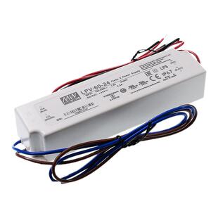 LPV-60W明纬5V12V灯带15V变压器24V36V48开关电源防水LED驱动IP67