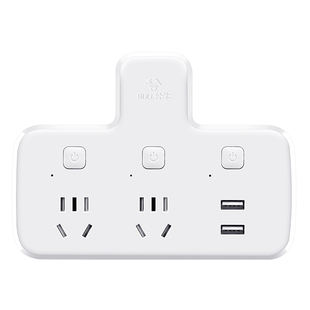 公牛无线拓展插座家用排插二三插一转多带独立开关多功能转换器