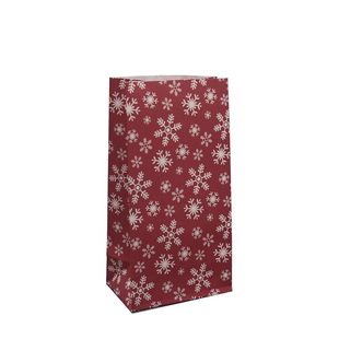 圣诞节平口方底纸袋圣诞无提手纸袋平安夜苹果纸袋礼品袋子XMAS