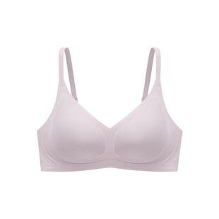 曼妮芬棉质生活夏季透气芒果杯内衣女无痕无钢圈胸罩速干棉文胸