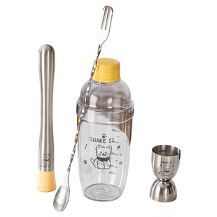 雪克杯手摇奶茶店专用手打柠檬茶shake杯饮料调酒器制作工具套装