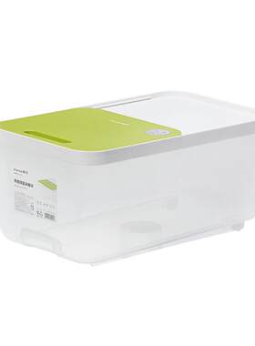 茶花家用滑盖米桶15斤装