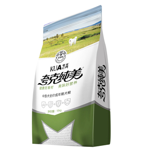 夸克纯美狗粮10kg中型犬哈士奇