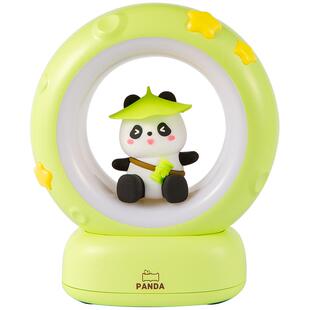 熊猫小夜灯充电款儿童卧室床头伴睡眠护眼微光夜晚生日礼物送女生