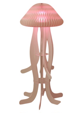 十八纸水母展示架发光装饰柱