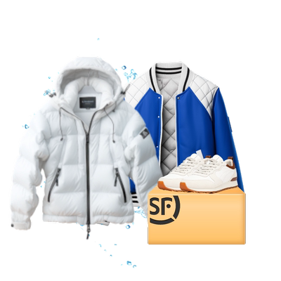 丰巢洗衣鞋洗帽子洗书包3/5件水洗衣服套餐搭配洗鞋刷鞋干洗包邮