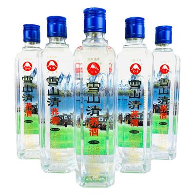 普装云南白酒雪山清2586瓶45